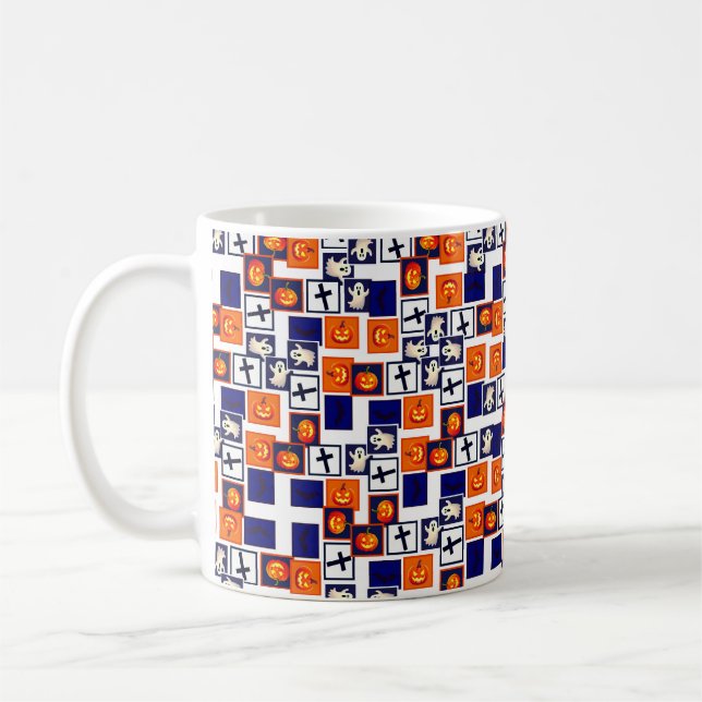 Mug motif ludique sur le thème de l'Halloween (Gauche)