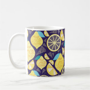 Mug Motif lumineux de citrons et de clous de girofle s