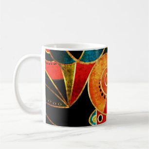 Mug Motif Lumineux Géométrique Tribal Ethnique.