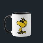 Mug Motif Lunettes de soleil Cool Woodstock<br><div class="desc">Jetez un oeil à ce design super mignon avec des lunettes de soleil cool Woodstock.</div>