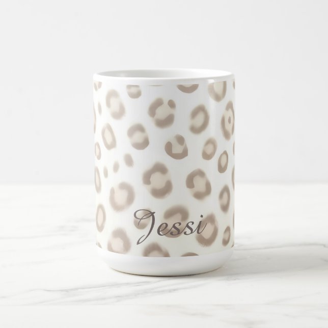 Mug Motif Luxe Animal Doux | Impression Élégante d'Ani (Centre)
