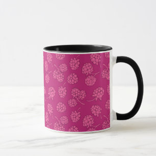 Mug Motif magenta de baie