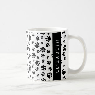 Mug Motif mâle, Patrouilles de chien, Noir et Blanc, V