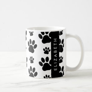 Mug Motif mâle, Patrouilles de chien, Noir et Blanc, V