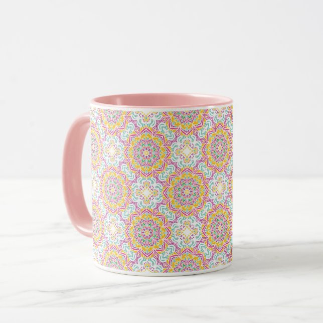 Mug Motif Mandala (Devant gauche)