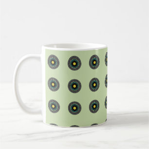 Mug Motif Mandala Floral Sans Couture