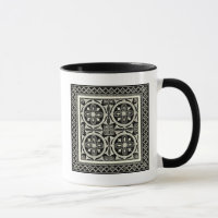 Motif Mandala noir et blanc par Vision Studio