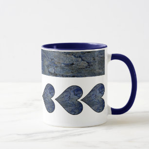 Mug Motif marbré en pierre bleue