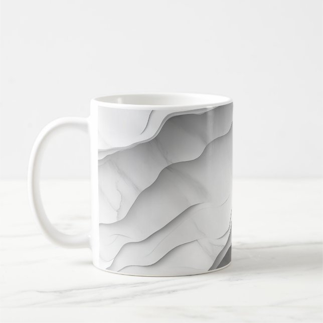 Mug 🌊 Motif Marbré Épuré et Moderne 🌊 (Gauche)