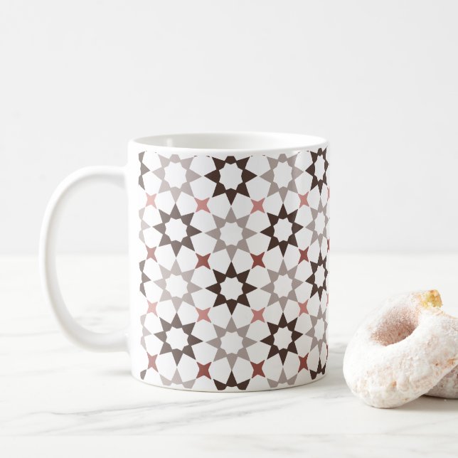 Mug Motif marocain arabesque (Avec donut)