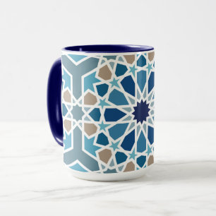 Mug Motif marocain en carreaux
