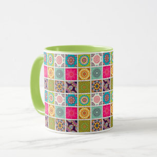 Mug Motif marocain en carreaux