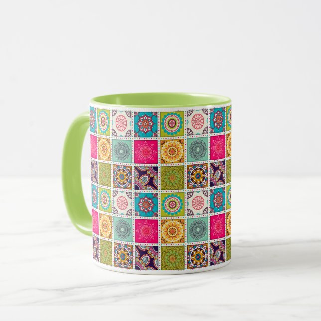 Mug Motif marocain en carreaux (Devant gauche)