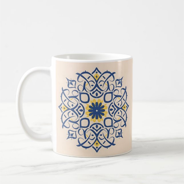 Mug motif marocain. mandala (Gauche)