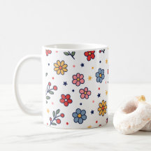 Motif mélange floral