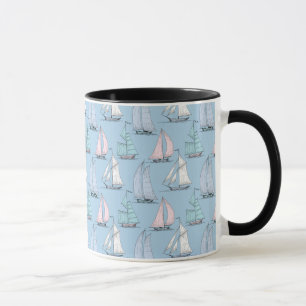 Mug Motif mignon 1 de voilier