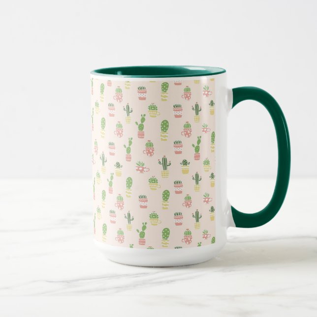 Mug Motif mignon de cactus (Droite)