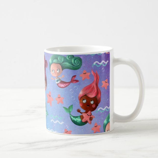 Mug Motif mignon de sirène (Droite)