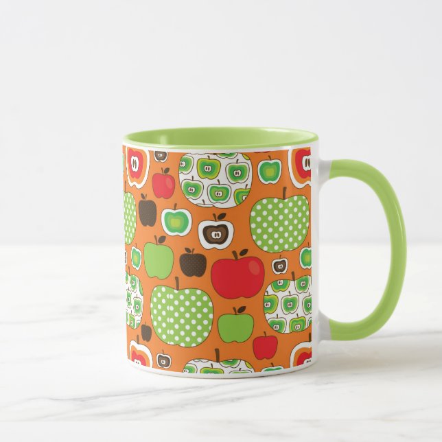 Mug Motif mignon d'illustration de pomme (Droite)