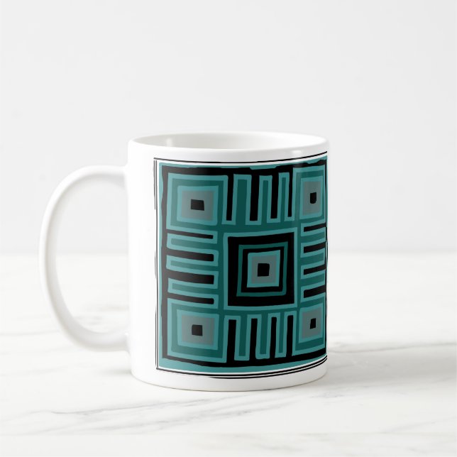 Mug Motif moderne abstrait africain (Gauche)
