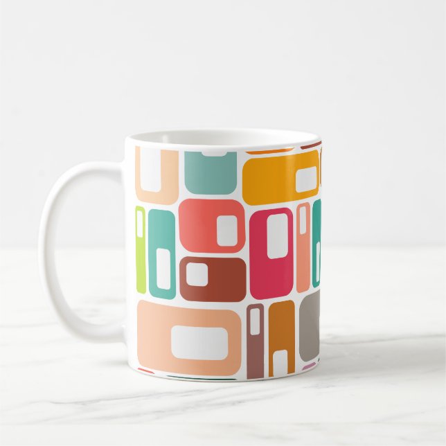 Mug Motif moderne du milieu du siècle (Gauche)