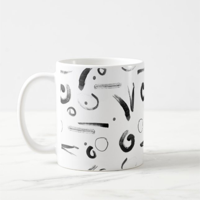 Mug Motif moderne enso dans le style sumi-e (Gauche)