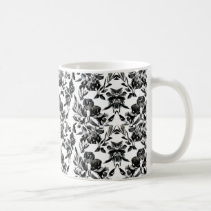 Mug Motif monochrome Floral