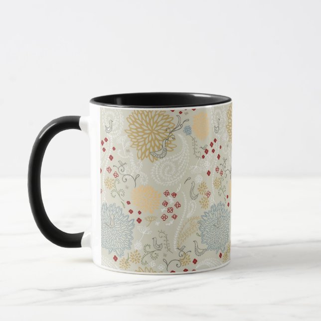 Mug motif montrant le jardin bouclé (Gauche)