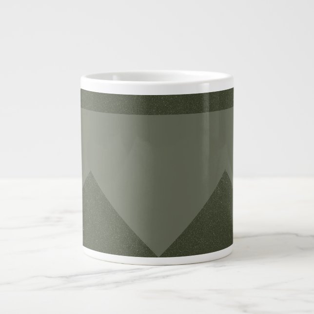 Mug Motif Moss Green Arrow (Devant)