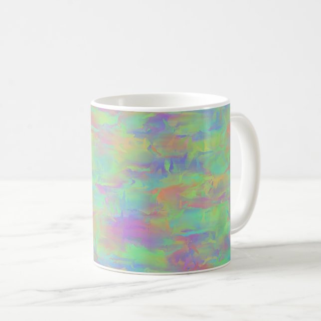 Mug Motif multicolore Abstrait (Devant droit)