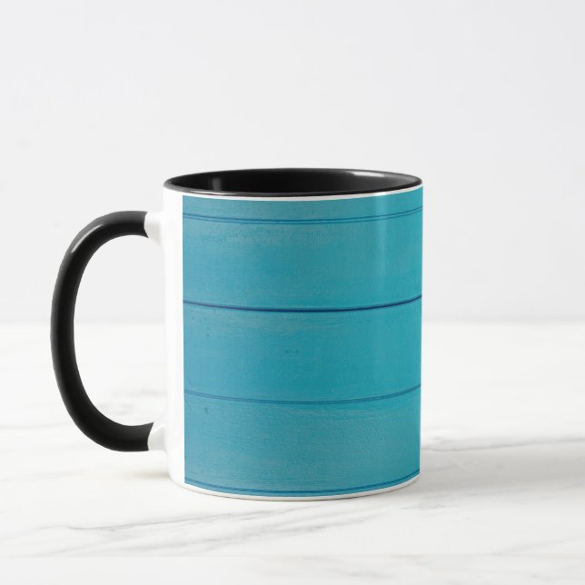 Mug Motif mural peint vert turquoise (Gauche)