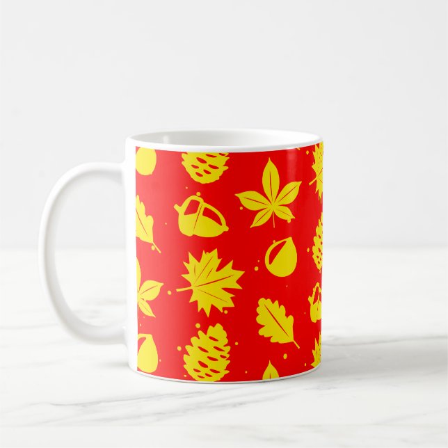 Mug Motif naturel graphique coloré (Gauche)