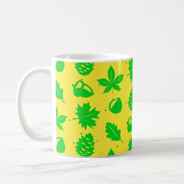 Mug Motif naturel graphique coloré (Gauche)