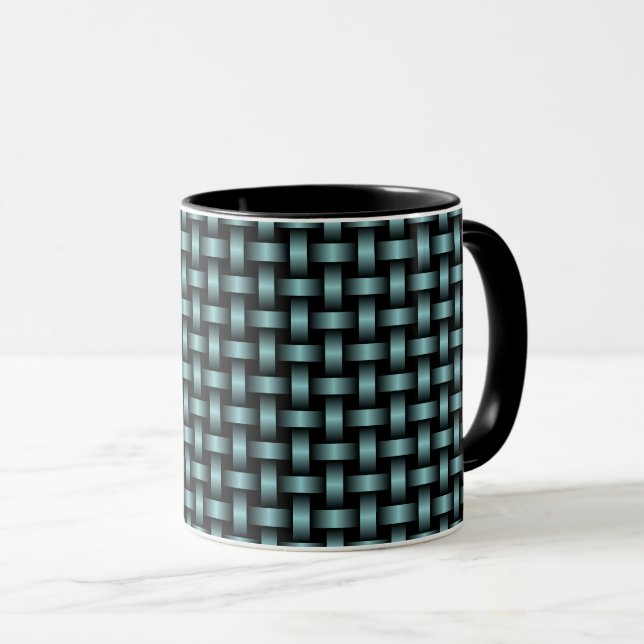 Mug Motif noir bleu (Devant droit)