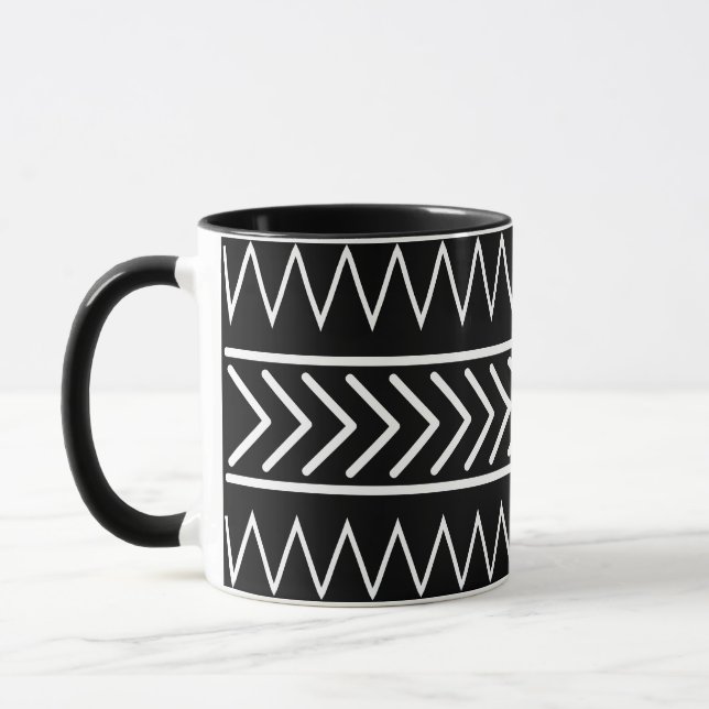 Mug Motif noir et blanc (Gauche)