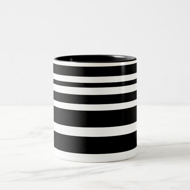 Mug Motif noir et blanc classique (Centre)