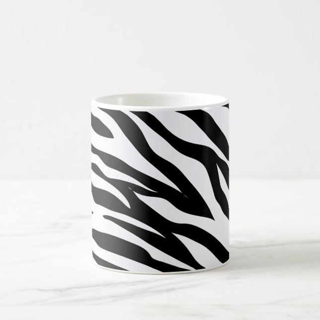 Mug Motif noir et blanc zèbre   (Centre)