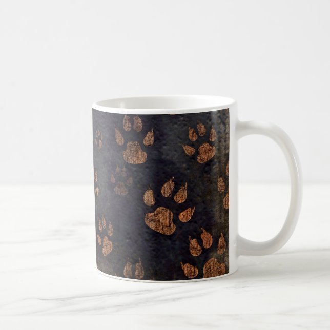 Mug Motif noir rustique (Droite)