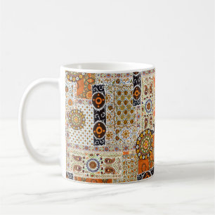 Mug Motif numérique abstrait ethnique transparent