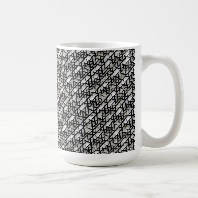 Mug Motif numérique géométrique abstrait moderne 1272 (Droite)