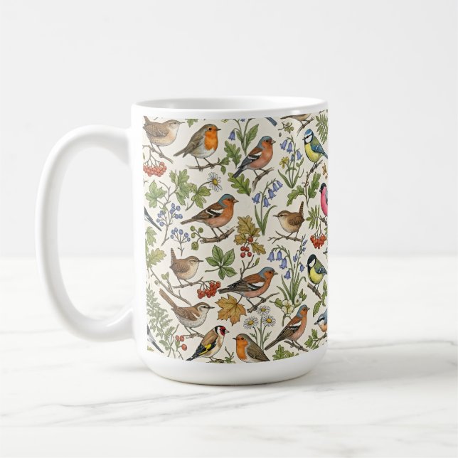 Mug Motif Oiseaux (Gauche)
