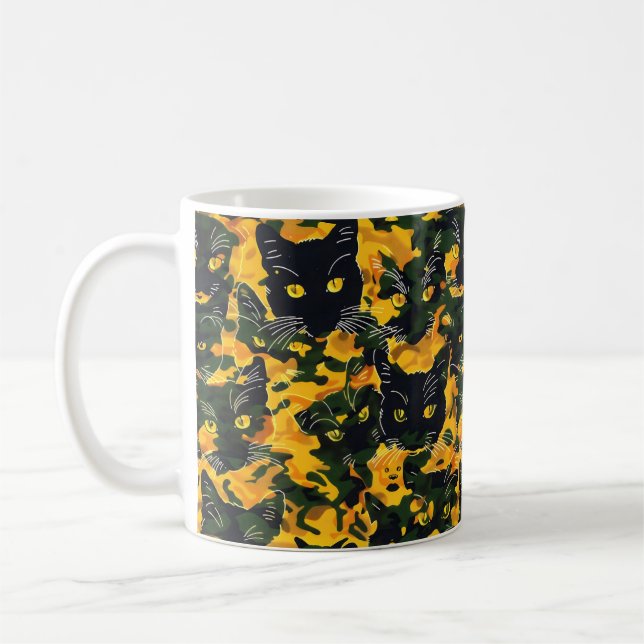 Mug Motif Orange Chat (Gauche)