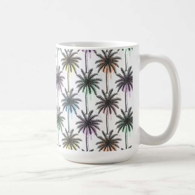 Mug Motif Paint Drop Palm Tree (Droite)