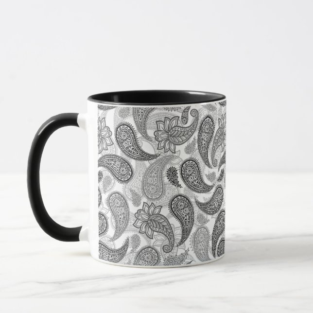 Mug Motif Paisley  (Gauche)
