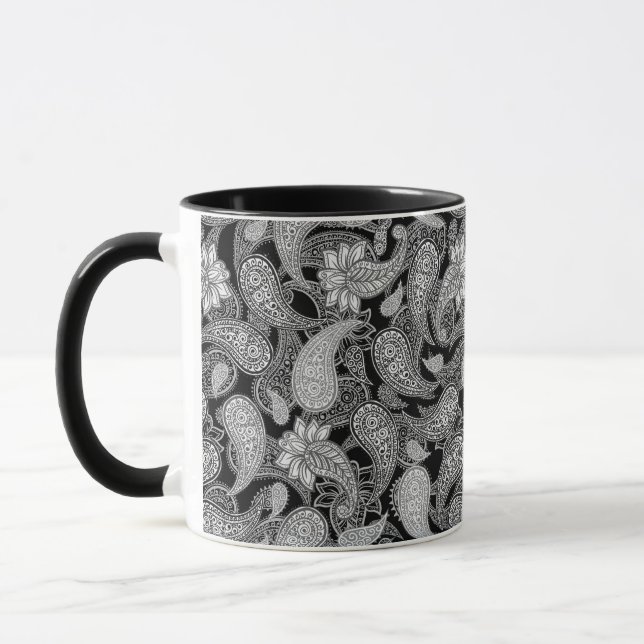 Mug Motif Paisley  (Gauche)