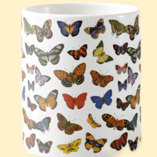 Mug Motif Papillon – Botanique Inspirée de la Nature
