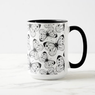 Mug Motif papillon de choux