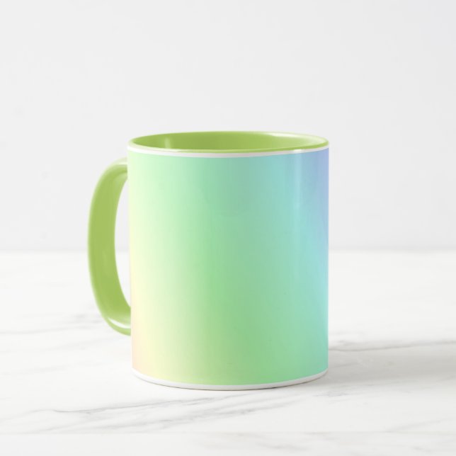 Mug Motif pastel multicolore (Devant gauche)