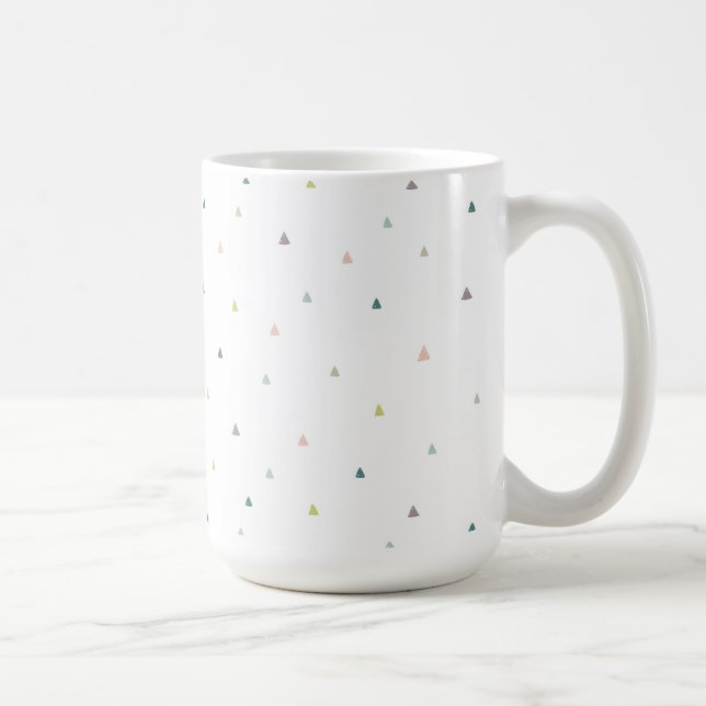 Mug Motif Pastel Triangle (Droite)