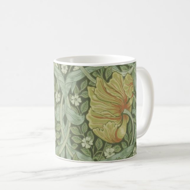 Mug Motif Pimpernel (par William Morris) (Devant droit)